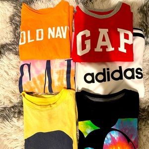 Bundle of 6 toddler boys T-shirt